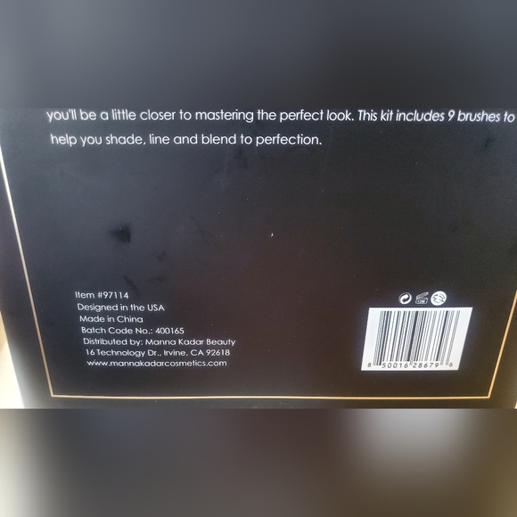 Manna Kadar Beauty 9pc Makeup Brush Set - Picture 4 of 4